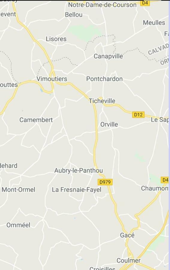 La Petite Maison Normande Ticheville Eksteriør bilde